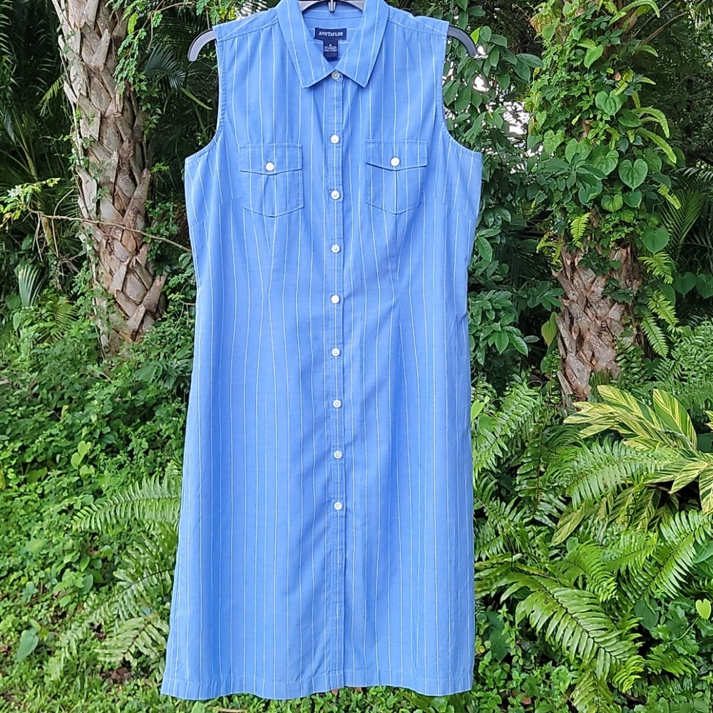 Ann Taylor Sleeveless Cotton dress Size Sm